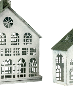 2758 LANTERNHOUSES COTTAGE GLOW S/2